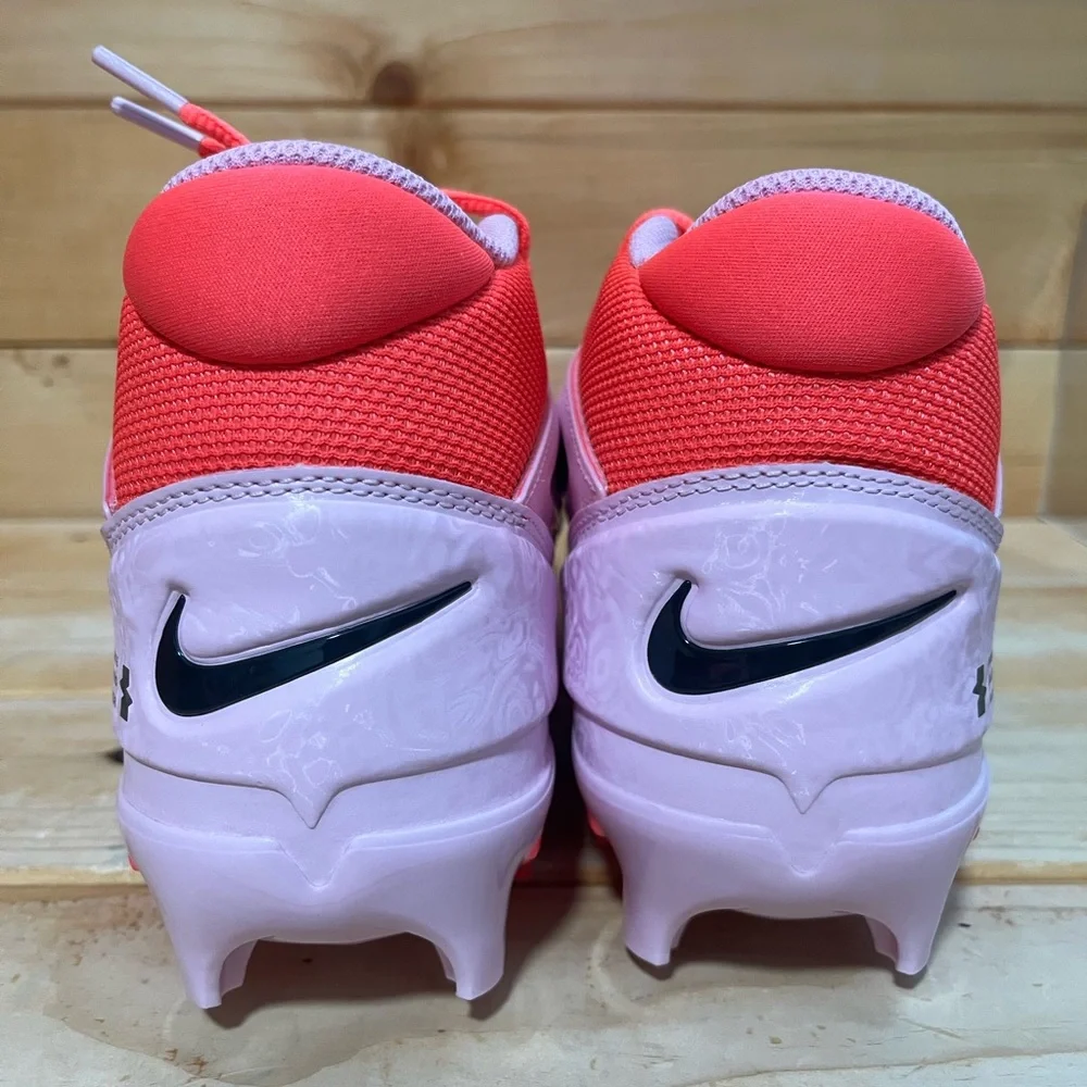 New Nike Alpha Menace 4 Pro NRG Racer Pink Football Cleats HJ4568-600 - Picture 5 of 9
